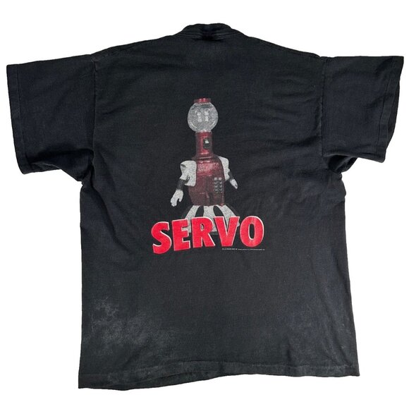 Vintage 1996 MYSTERY SCIENCE THEATER 3000 SERVO T-Shirt Black USA Made Mens XL - Picture 10 of 13